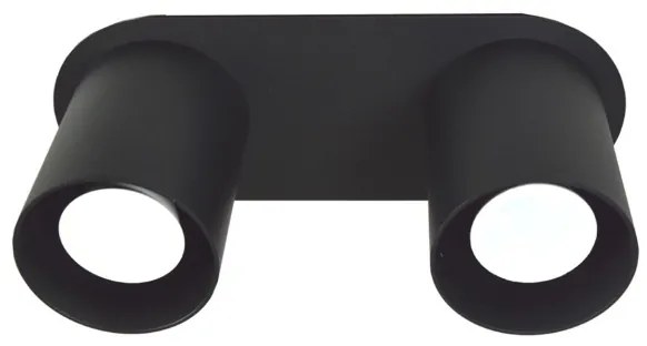 Plafonieră CREEP 2xGU10/25W/230V negru