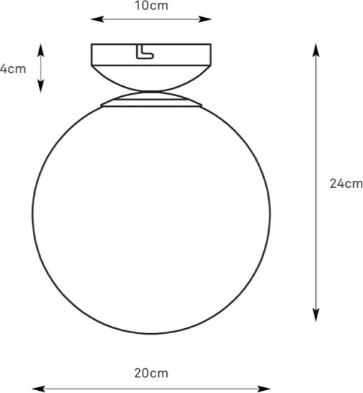 Markslöjd 109024 - Plafonieră pentru baie STINTINO 1xE14/40W/230V IP44 crom mat