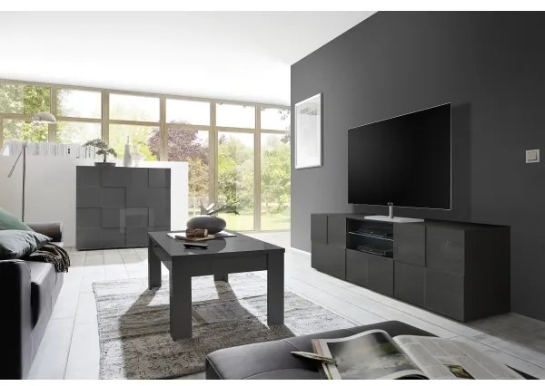 Comodă TV SERIAN antracit