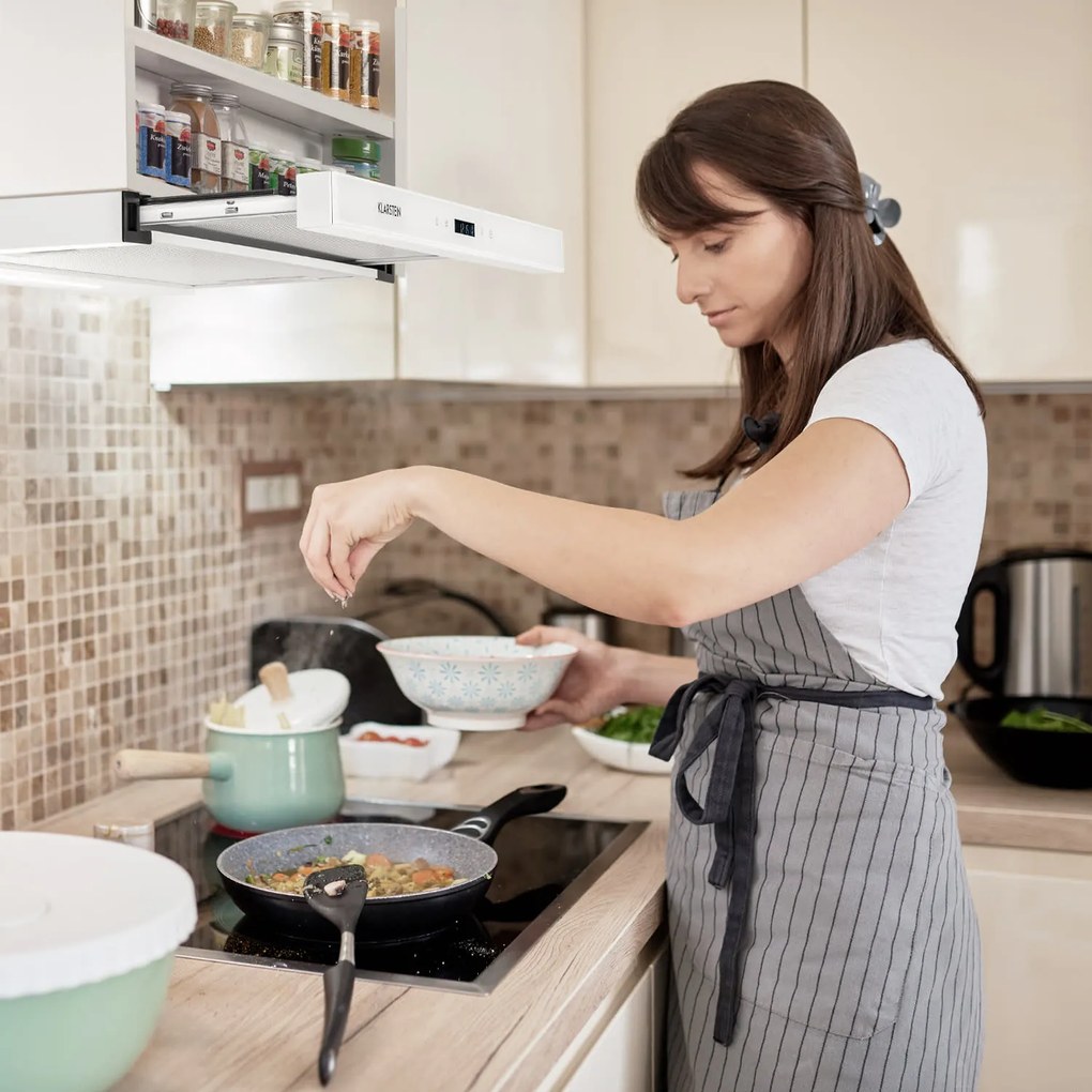 Klarstein Mariana Neo 60, hotă retractabilă, 60 cm, 640 m³/h, aspirare, LED