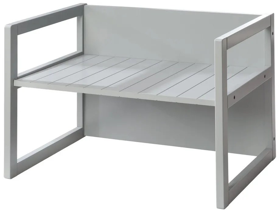 Bancă de copii gri Country Style – Roba