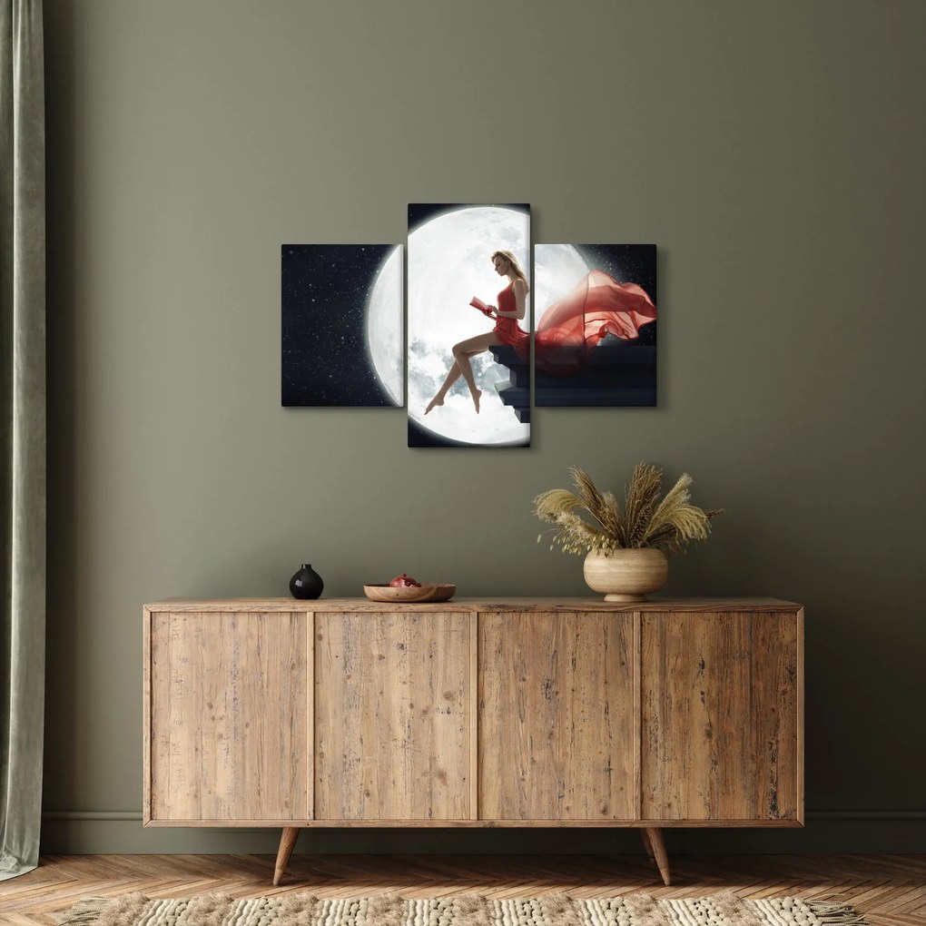 Tablou - Femeia sub clar de lună (90x60 cm)