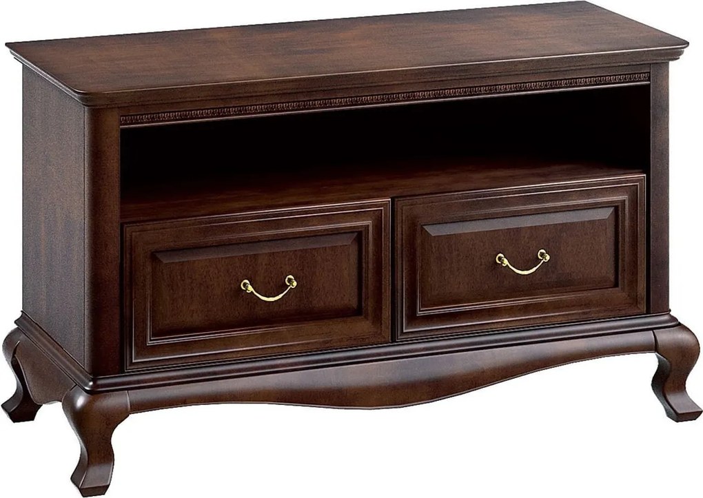Comodă TV lemn masiv Vanessa, 115 × 45 × 68 cm