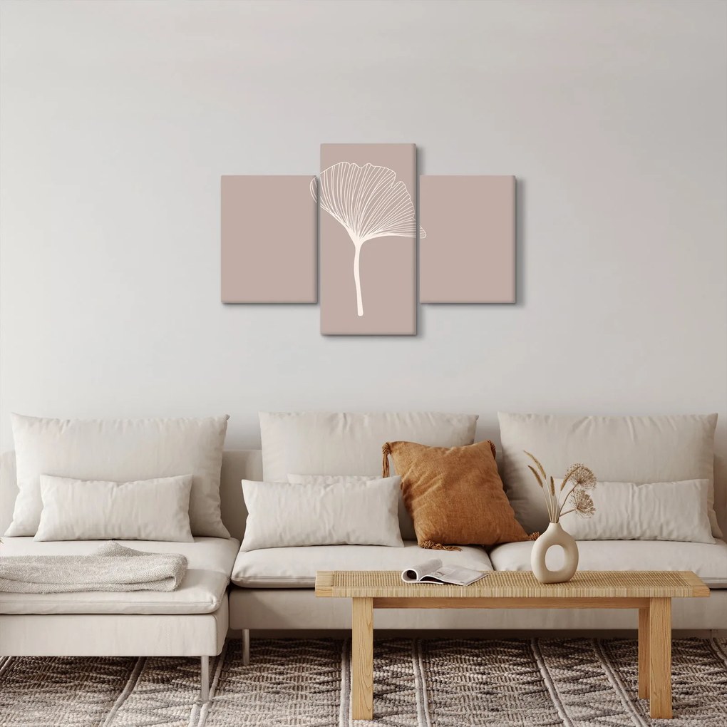 Tablou - Frunze bej N⁰5 (90x60 cm)