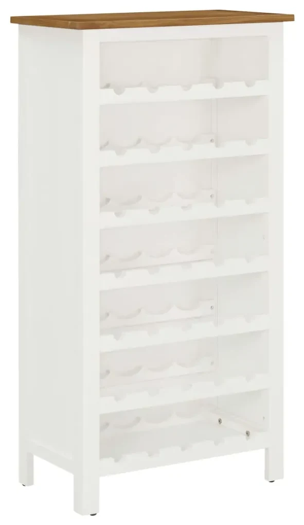 289220 vidaXL Dulap de sticle de vin, 56 x 32 x 110 cm, lemn masiv de stejar
