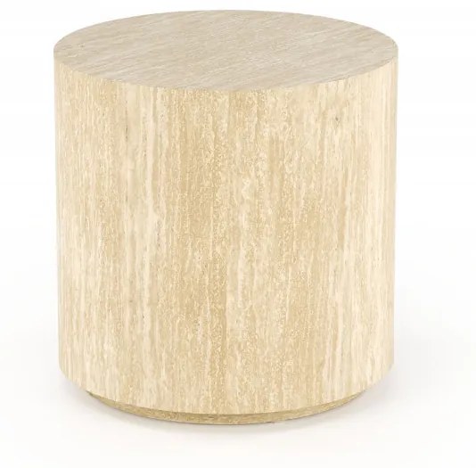 Masa de cafea rotunda Travertino S ø45/h45 cm