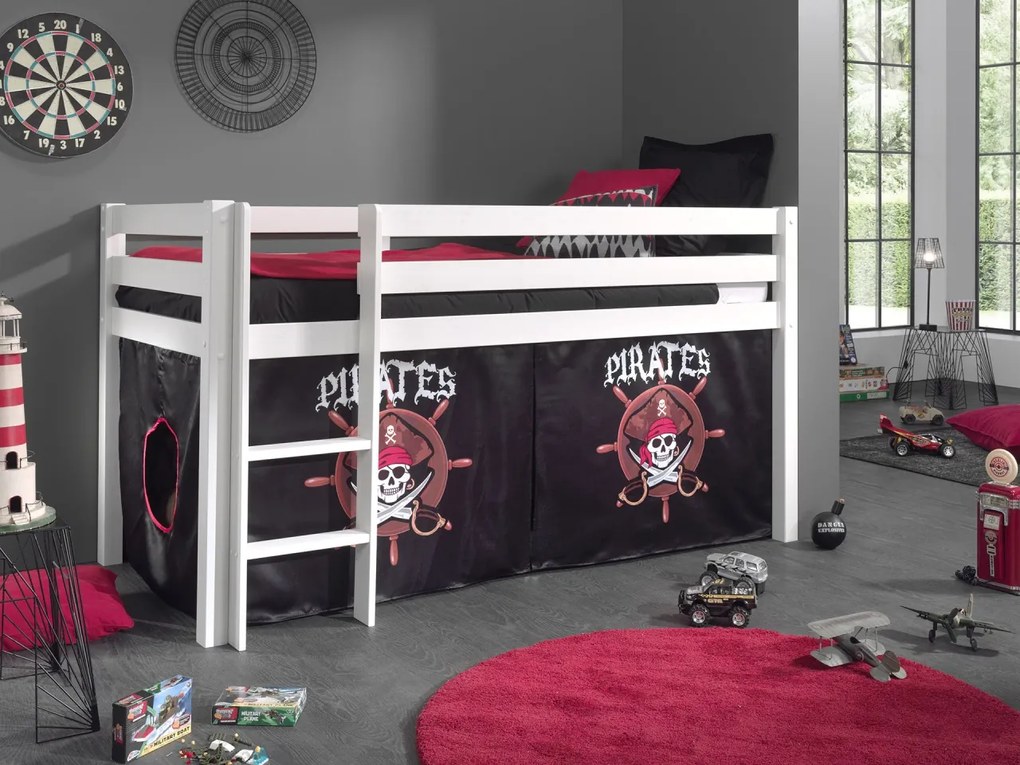 PINO PAT SEMI-INALT și cortina Pirate.