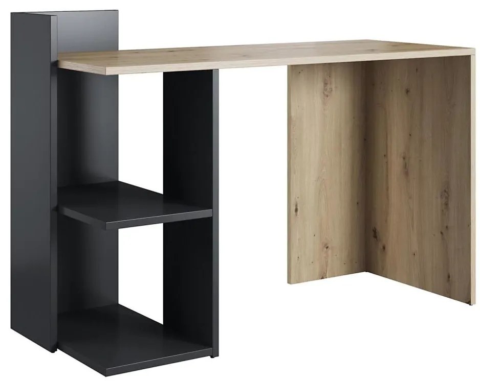 Birou MARLO stejar artisan/antracit
