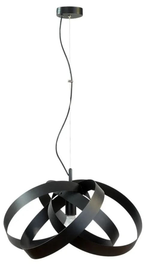 Lustra design modern Flores negru 50cm