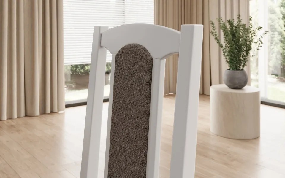 Scaun Chair Vos VII – 43x40x96 cm – Alb / Opium 20