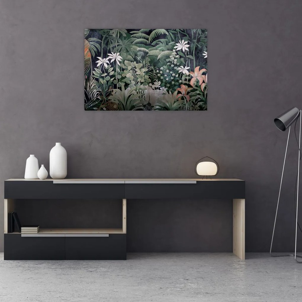 Tablou - Model de junglă pictat (90x60 cm)