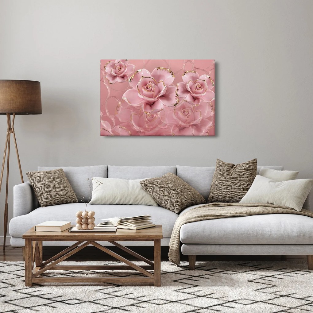 Tablou - Decor floral (90x60 cm)