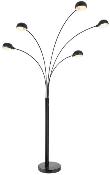 Lampadar Globo 58228NB SEYMOUR 5xE14/40W/230V negru