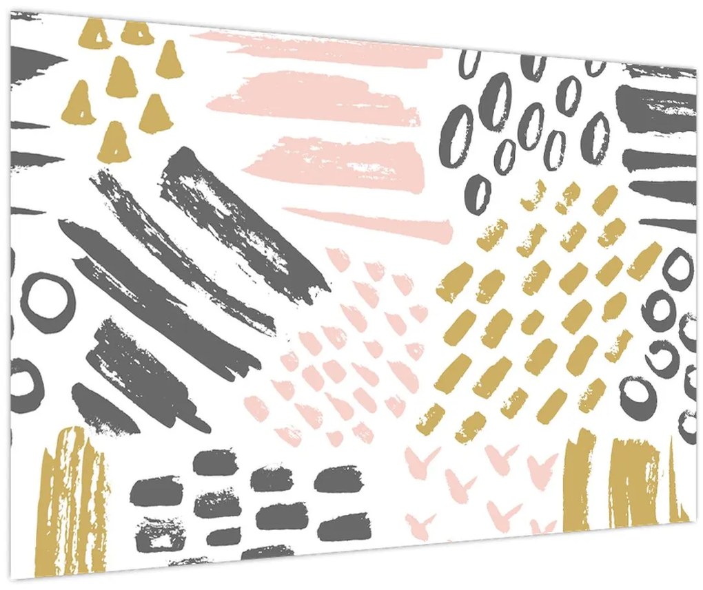 Tablou - Accidente vasculare cerebrale abstracte (90x60 cm)