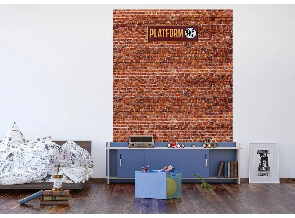 Fototapetă pentru copii Harry Potter Platform 93/4 182 x 252 cm, 4 părți