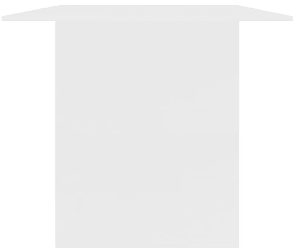 Masă de bucătărie, alb, 180 x 90 x 76 cm, pal