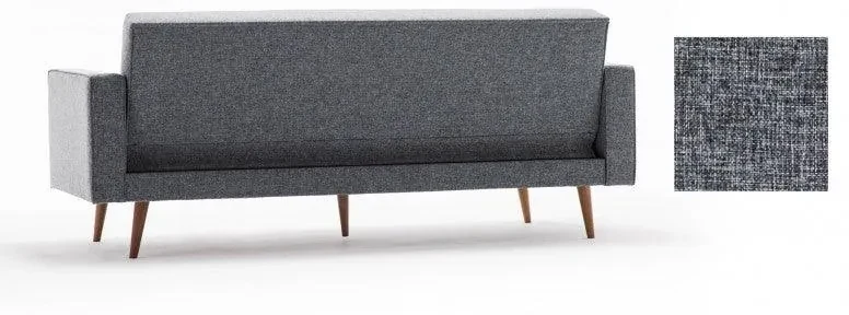 Canapea extensibila cu 3 Locuri Glasgow, Gri, 214 x 90 x 75 cm