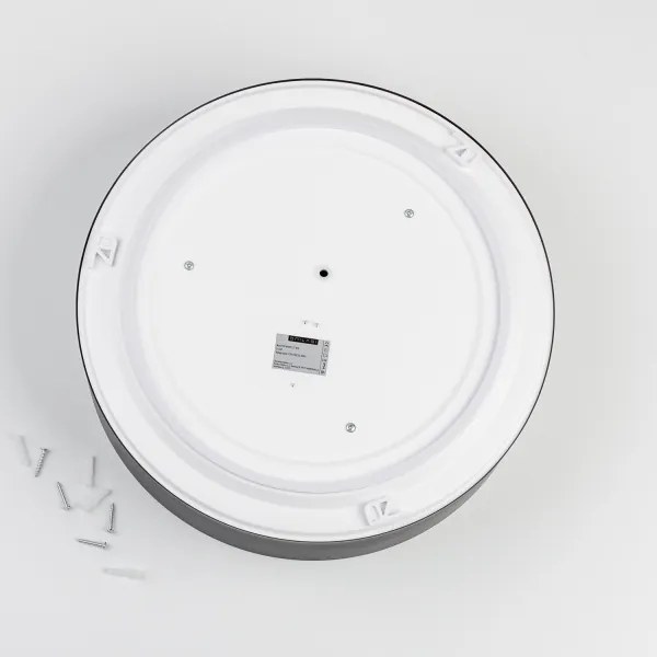 Brilagi - Plafonieră pentru baie POOL 3xE27/15W/230V Ø 40 cm IP54 neagră