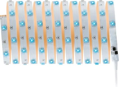 Paulmann 3988 - Bandă LED RGBW, 13 W, dimabilă, TIP, 5 m, 230 V + telecomandă