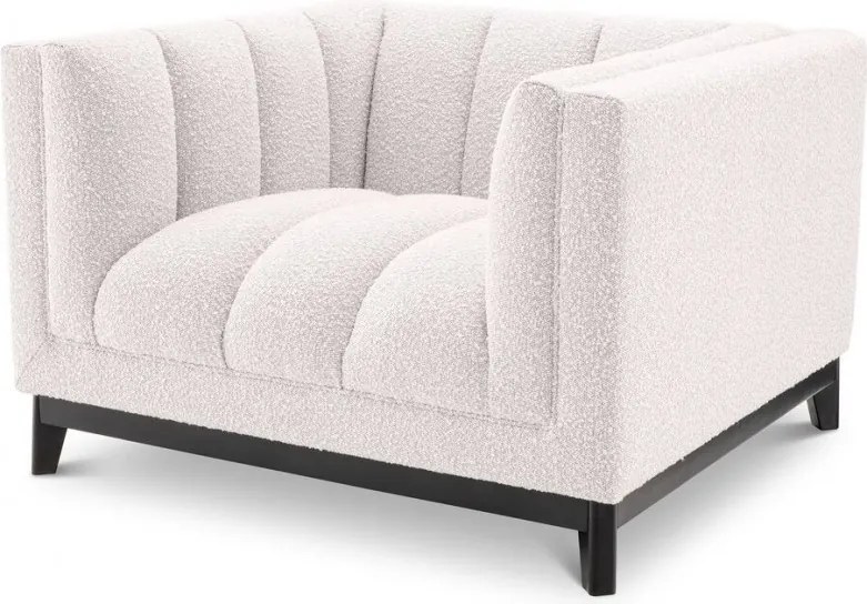 Fotoliu design elegant LUX Ditmar, boucle crem 115307 HZ