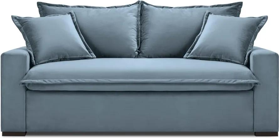 Canapea extensibilă Kooko Home Mezzo, albastru deschis