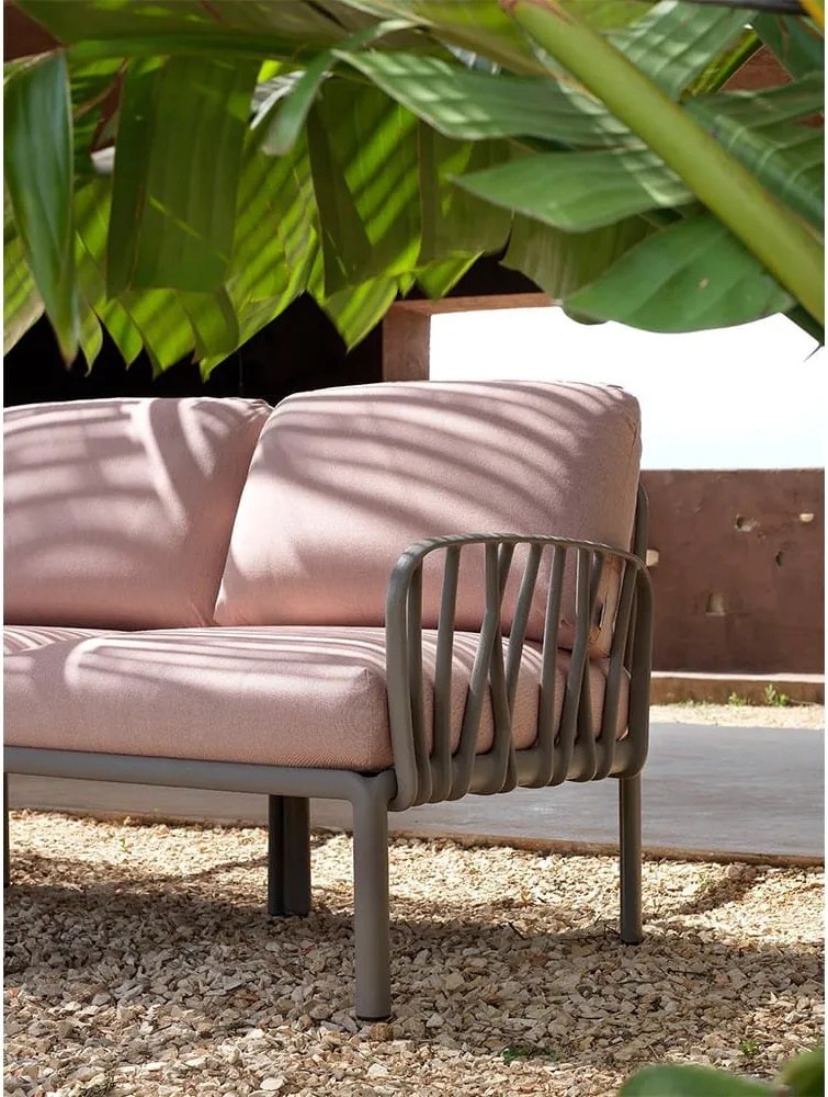 Fotoliu de Exterior cu o Cotiera Nardi - Komodo Elemento Terminale DX/SX - Bianco adriatic Sunbrella®