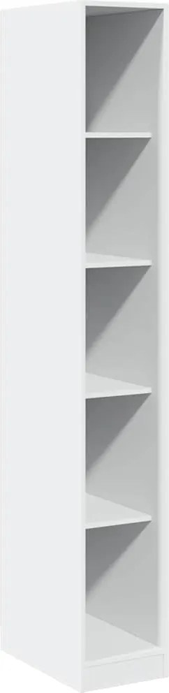 vidaXL Șifonier, alb, 30x50x200 cm, lemn prelucrat