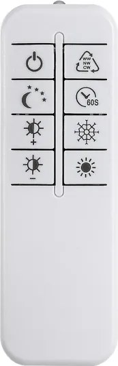 Rabalux 71485 - Plafonieră LED reglabilă LUREO, 24W/230V, 3000–6500K, 46 x 33 cm + telecomandă