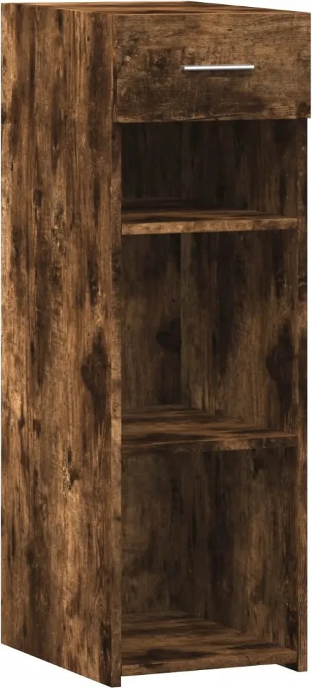vidaXL Dulap, stejar fumuriu, 30x42,5x93 cm, lemn prelucrat