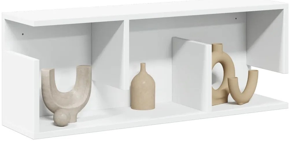 vidaXL Dulap de perete, alb, 80x20x30 cm, lemn prelucrat