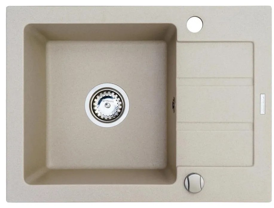Chiuvetă de bucătărie Pyramis 70165801 NEXT 62x44 cm granit/bej