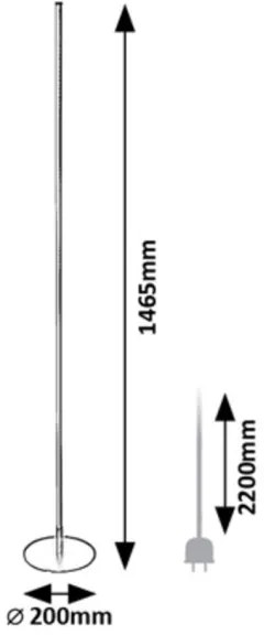 Lampadar LED LUIGI LED/18W/230V 3000K Rabalux 74005