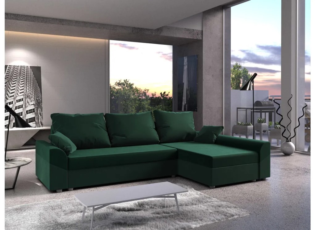 Supermobel Colțar extensibil DENVER, 248x80x139 rainbow 5/rainbow 41