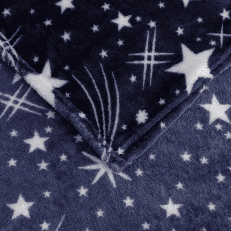 Patura Cocolino microplus STARLIGHT, albastru inchis Dimensiune: 150 x 200 cm