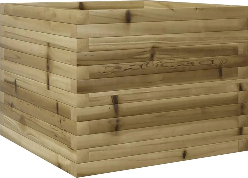 vidaXL Jardinieră de grădină, 60x60x45,5 cm, lemn de pin impregnat