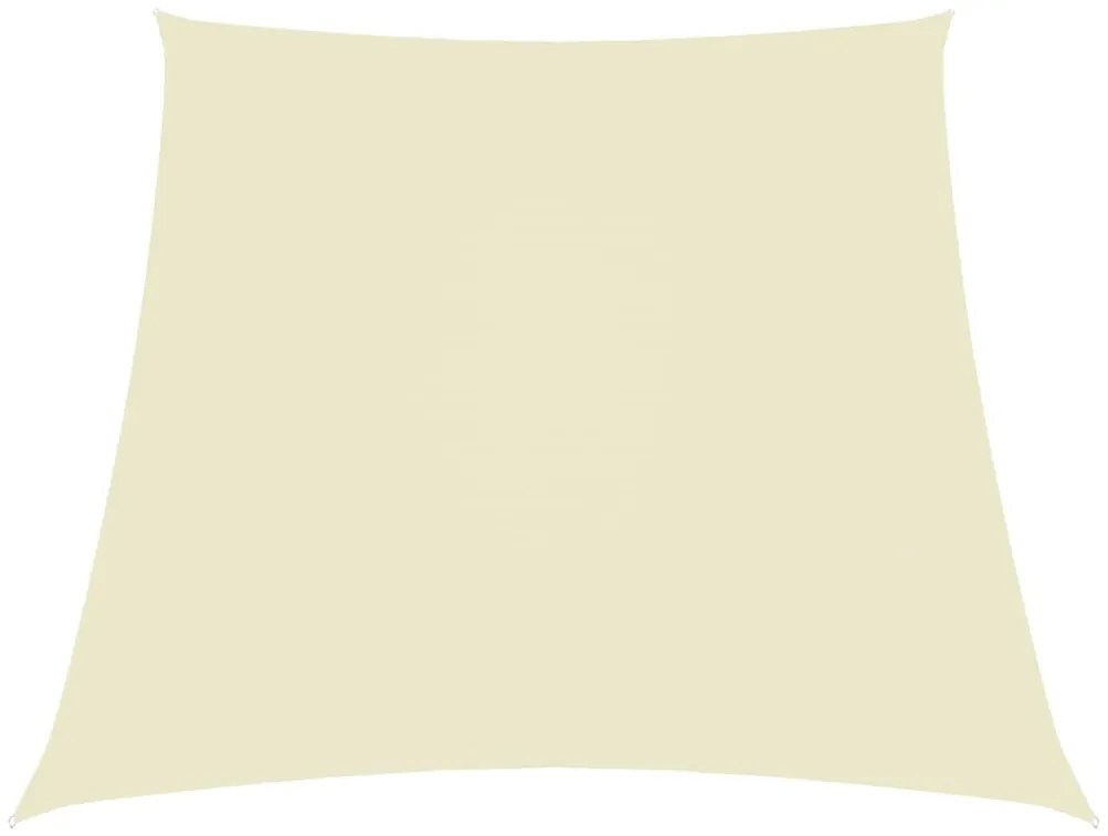 vidaXL Parasolar, crem, 3/5x4 m, țesătură oxford, trapez