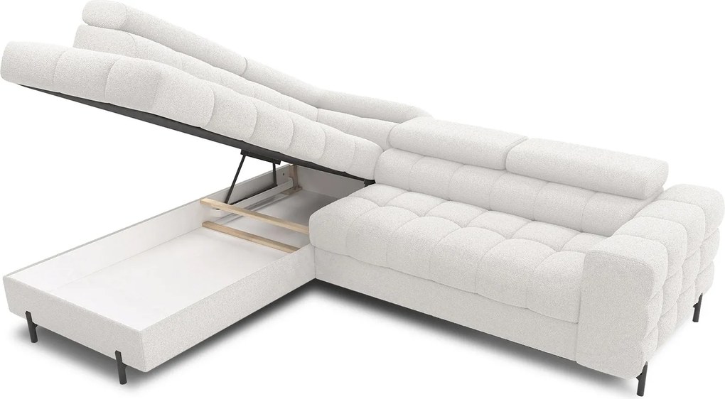 Colțar lemn masiv Ferry Extensibil Material Royal 01, 276 × 72 × 200 cm
