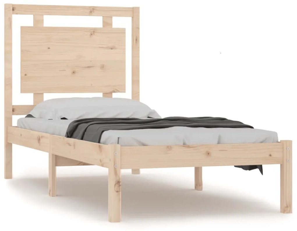 3105520 vidaXL Cadru de pat, 90x200 cm, lemn masiv