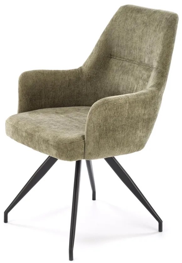 Scaun rotativ K542 stofa olive