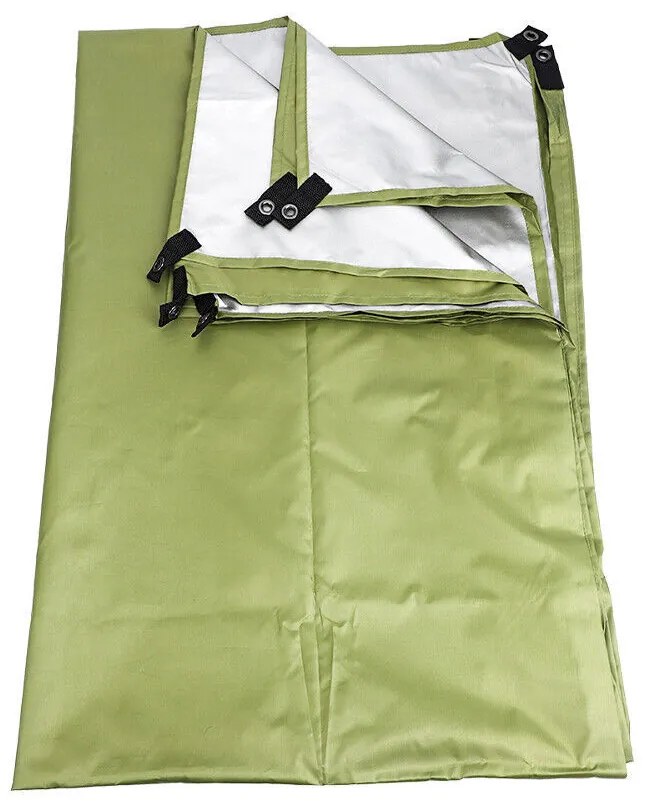 Prelata impermeabila de 3x3 metri pentru camping, cu geanta cadou