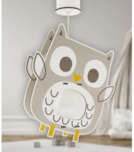 Lustră pentru copii Dalber 63397 OWL 1xE27/15W/230V