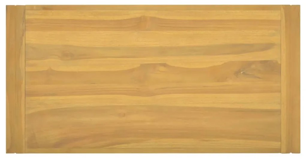 Dulap de baie suspendat, 90x45x35 cm, lemn masiv de tec Maro, 90 x 45 x 35 cm, 1