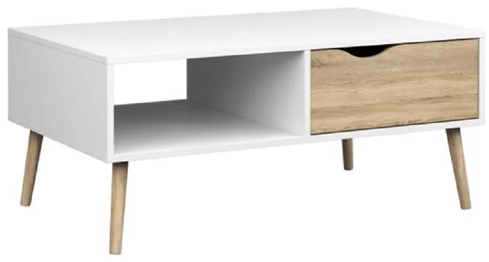 Măsuță de cafea OSLO 75384, albă