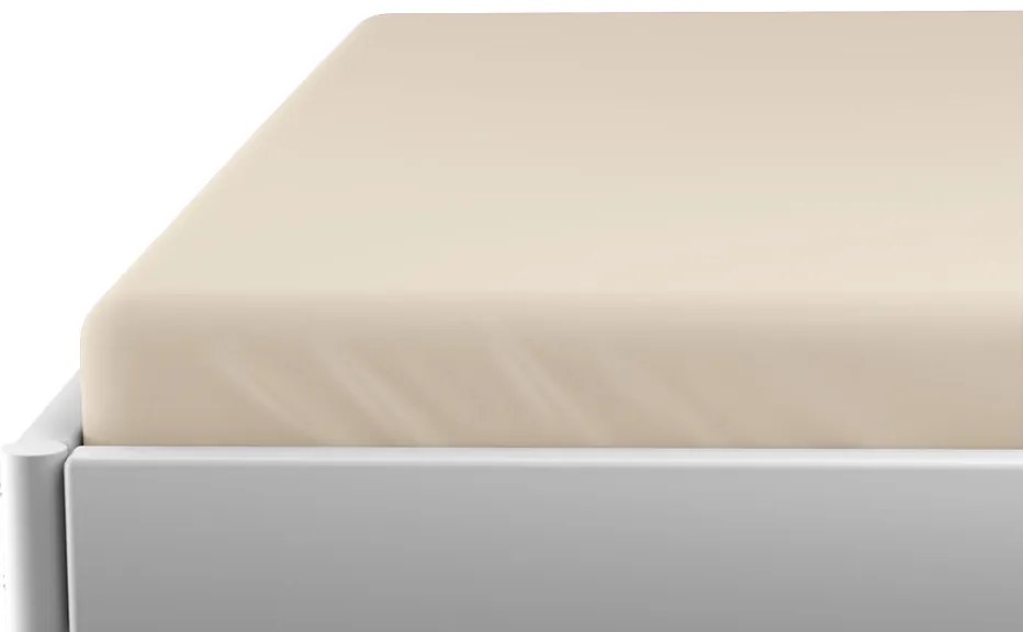 Cearsaf Jersey pentru patut EXCLUSIVE 60x120 cm crem