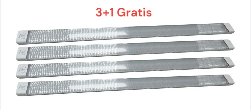 Corp de iluminat tip neon Led 100W 6500K 120 CM 3L