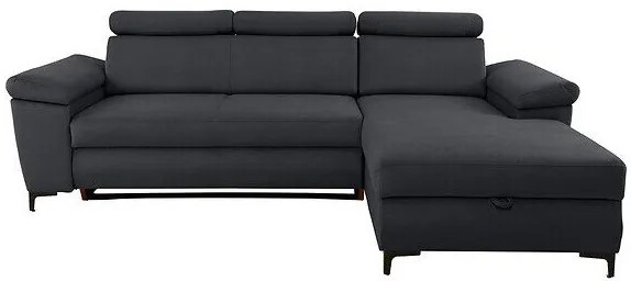 Colțar Boston 389Cutie de pat, 258x176x89cm, 150 kg, Picioare: Metal