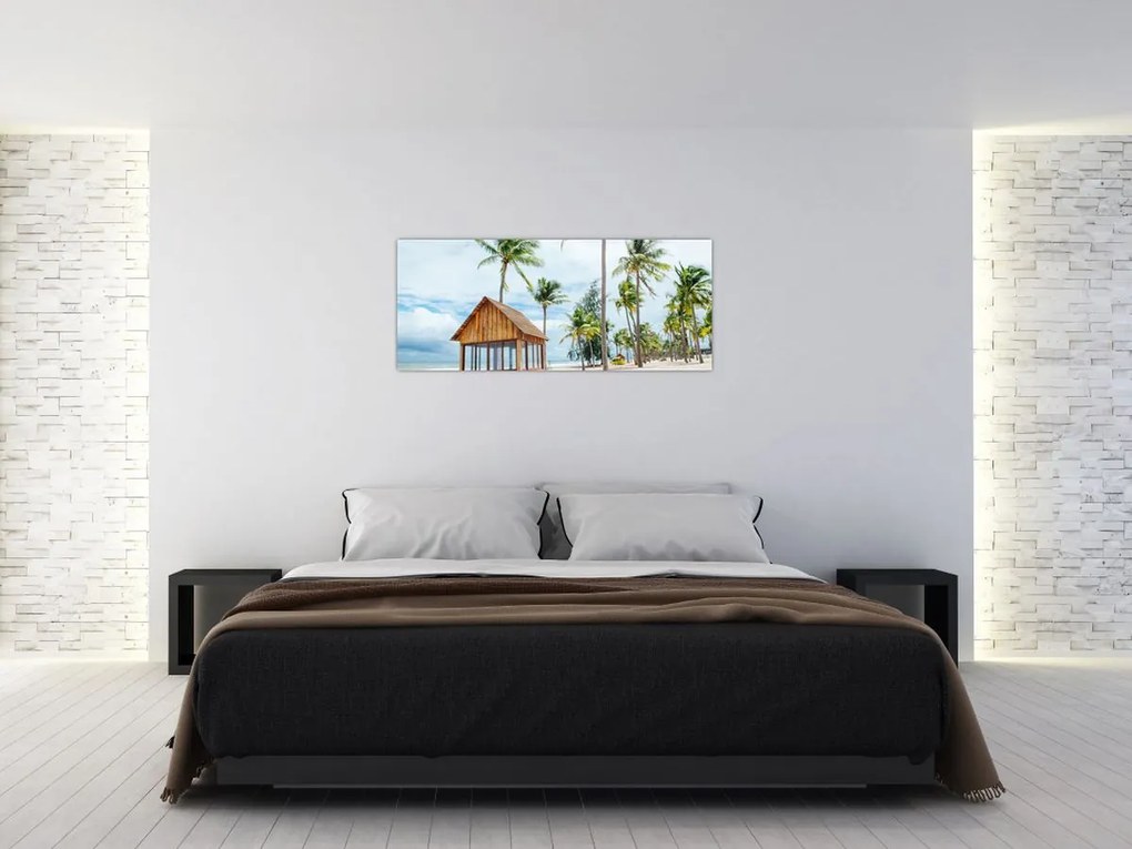 Tablou - Plajă (120x50 cm)