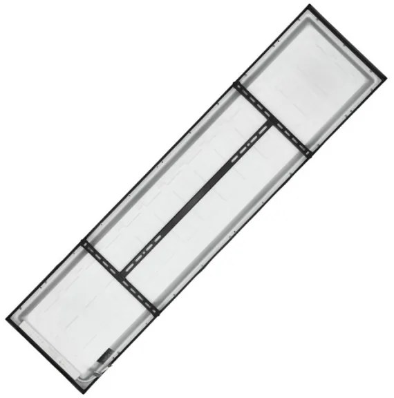 Panou LED aplicat BRISBANE LED/36W/230V 4000K 29,5x119 cm negru