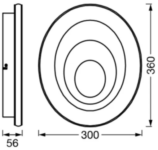 Plafonieră LED ORBIS SPIRAL LED/27W/230V Ledvance
