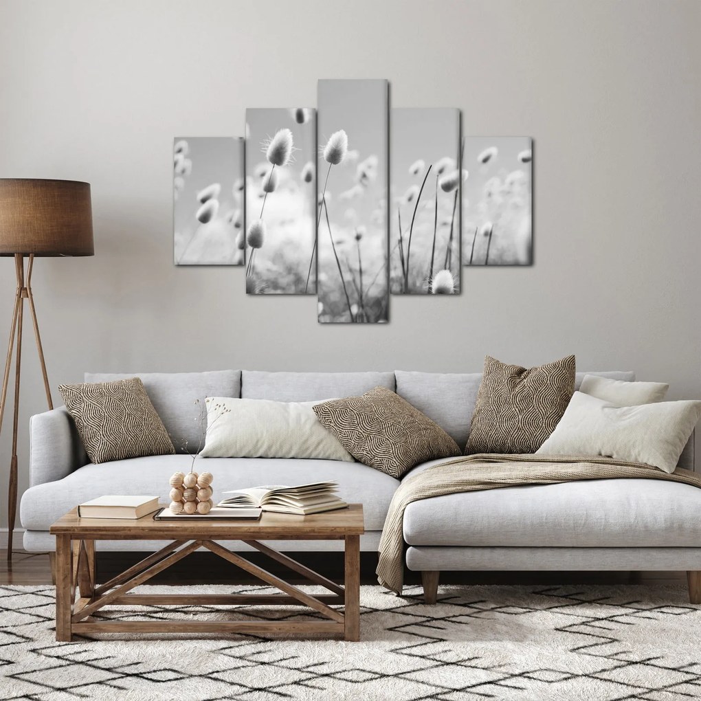 Tablou - Boho iepuraș coadă de iarbă (150x105 cm)